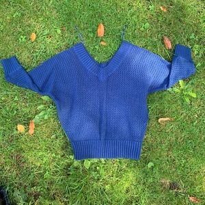 Express cropped sweater